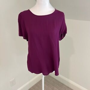 Purple light weight medium short sleeve shirt.